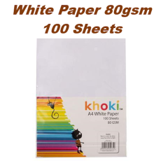 A4 White Paper 100 Sheets 80gsm 